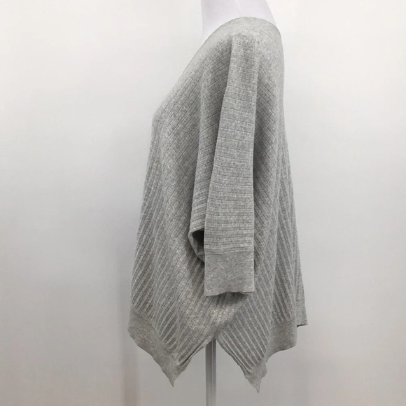 Cabi Sweater Womens XS Gray Watson Oversized Cotton Pullover Dolman Sleeve‎ - Picture 4 of 15